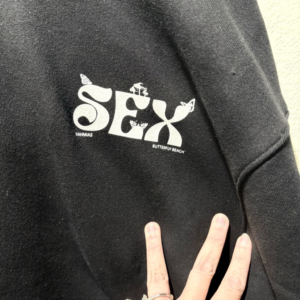 Nahmias Sex on the Beach Hoodie black size Lg New - Picture 8 of 11